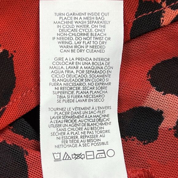 CAbi #5571 Vivian Siren Red Leopard Animal Print Long Sleeve Wrap Midi Dress XXL - Picture 11 of 12